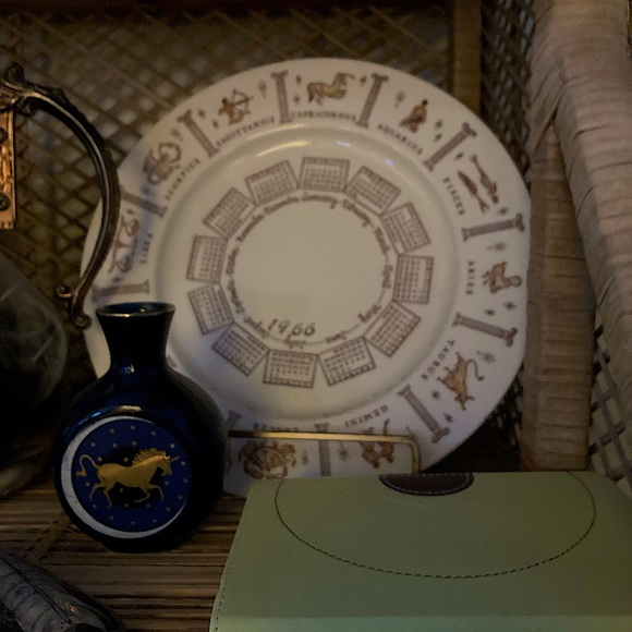 ▫️Vtg 1966 Astrology Zodiac Calendar Plate - Picture 3 of 8